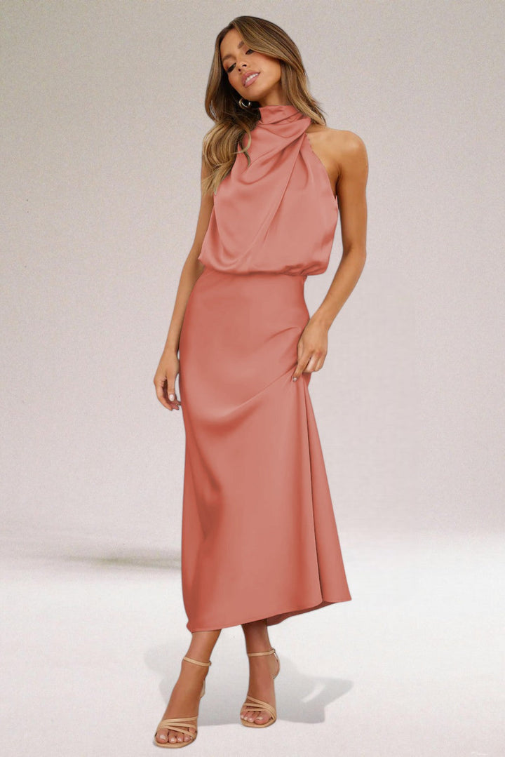 Flavia | Robe en Satin Glamour