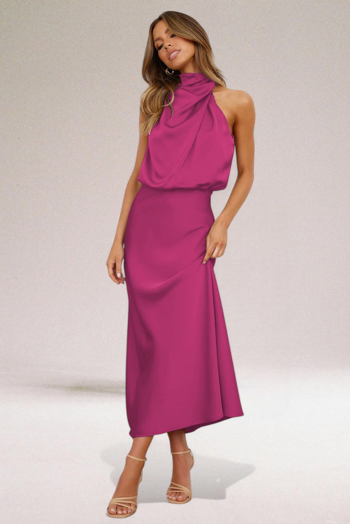 Flavia | Robe en Satin Glamour