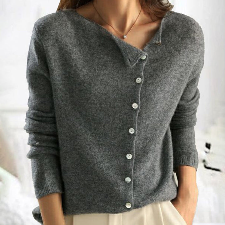 Kara | Cardigan en Tricot Classique Avec Boutons