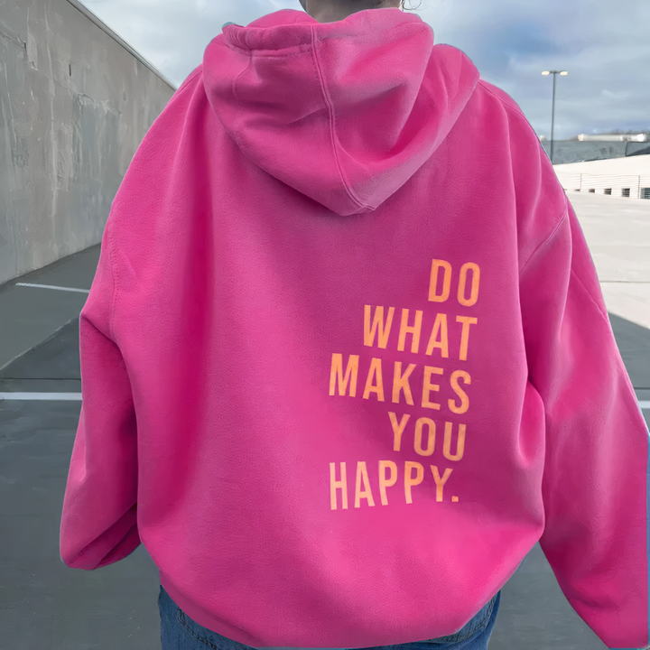 Happiness | Sweat à Capuche Oversize