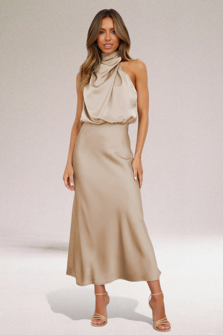 Flavia | Robe en Satin Glamour