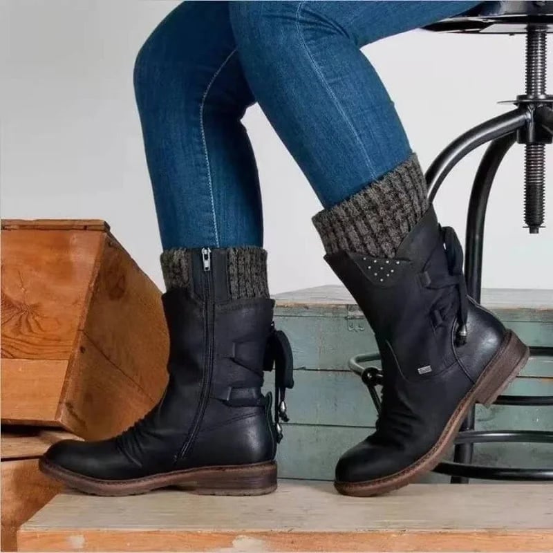 Bottes Imperméables Haut De Gamme Avec Fermeture Eclair