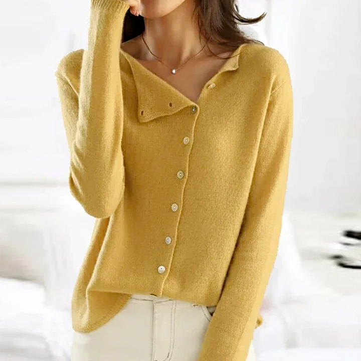 Kara | Cardigan en Tricot Classique Avec Boutons