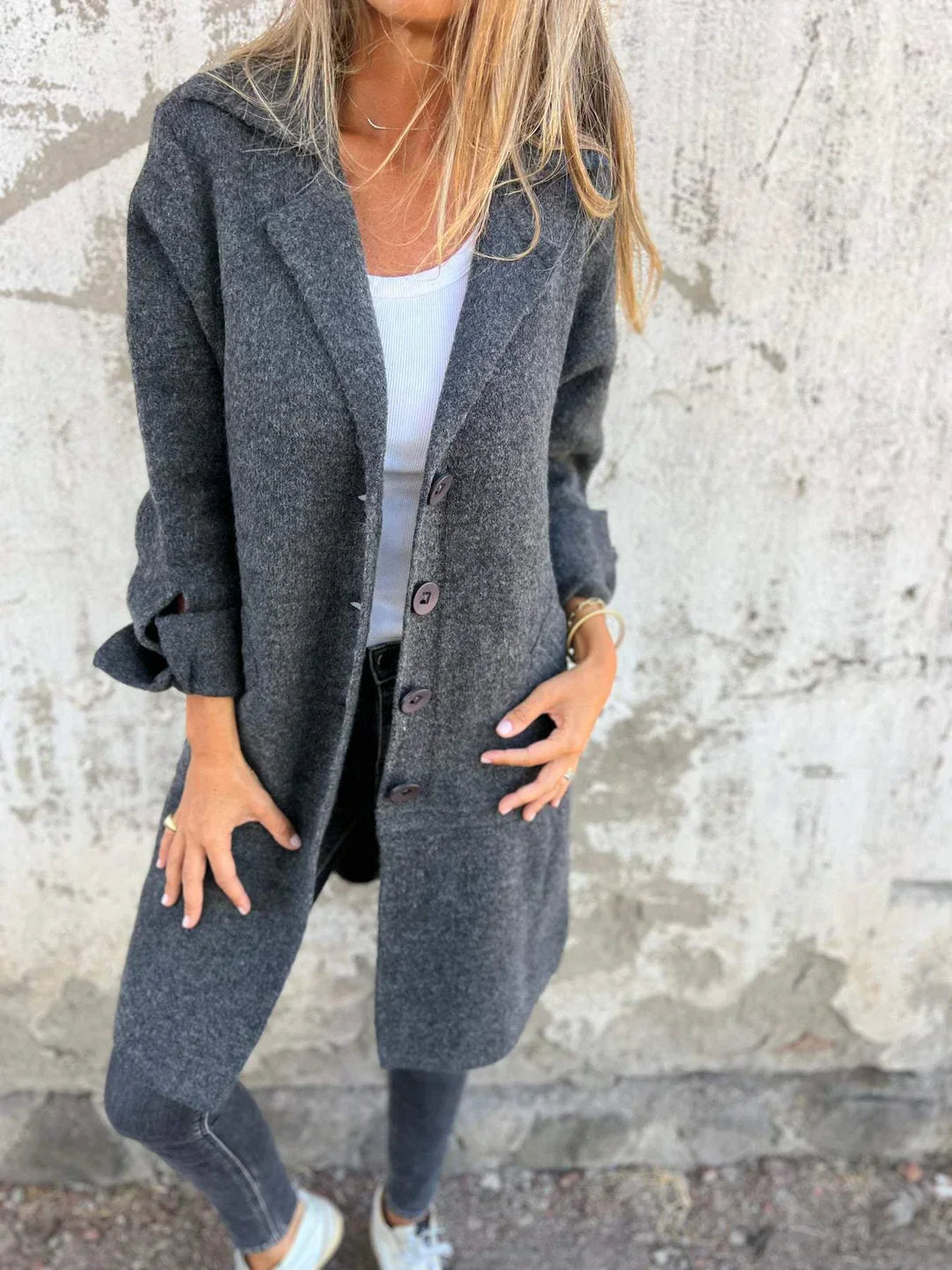 Baylea | Manteau De Laine Décontracté